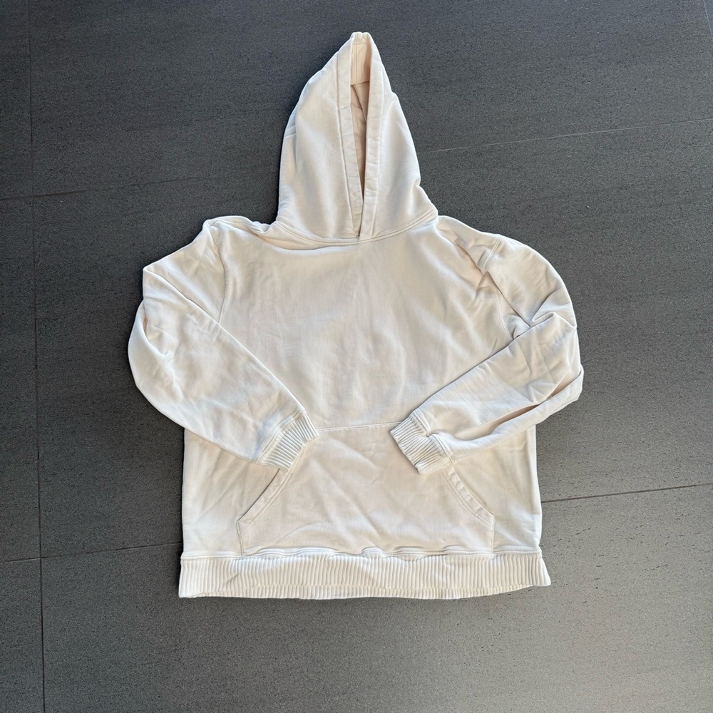 Cream Hooded Sweatshirt